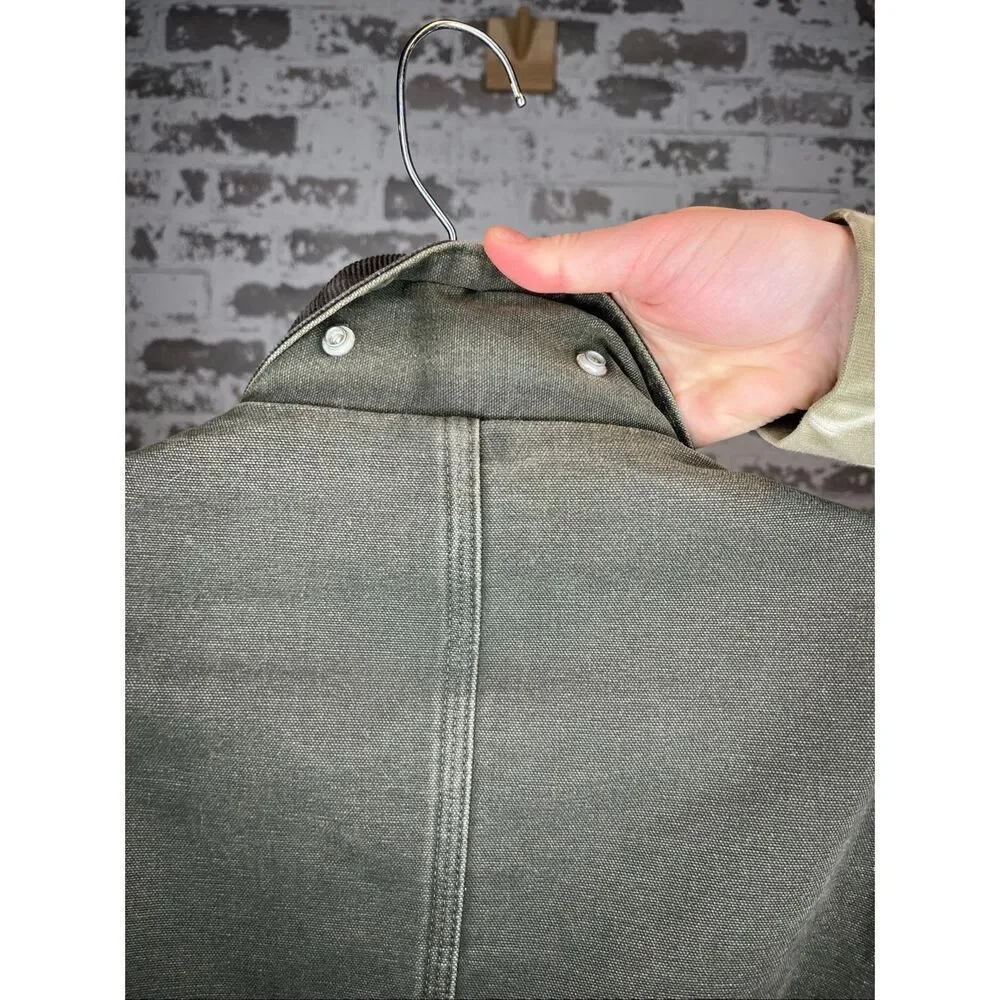 Carhartt | mens vintage green chore coat as is